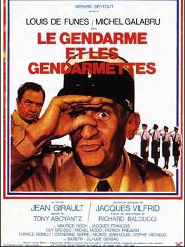 Jaquette Le gendarme et les gendarmettes 