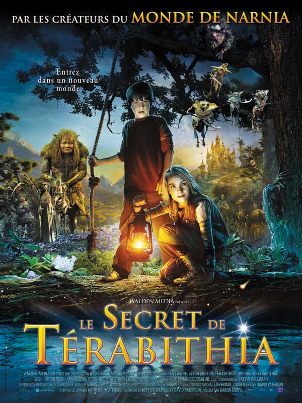 Jaquette Le Secret de Terabithia