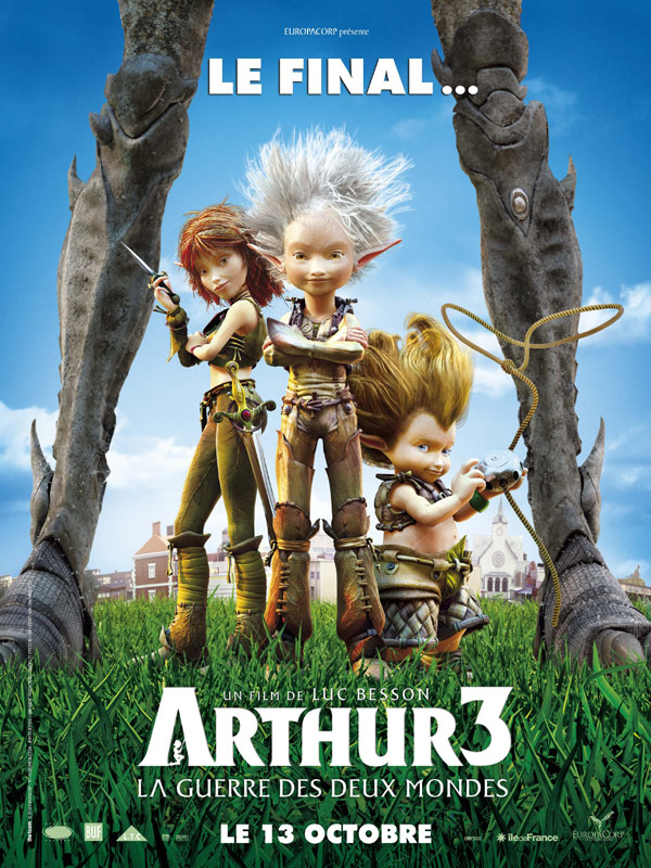 Jaquette Arthur 3 La Guerre des Deux Mondes