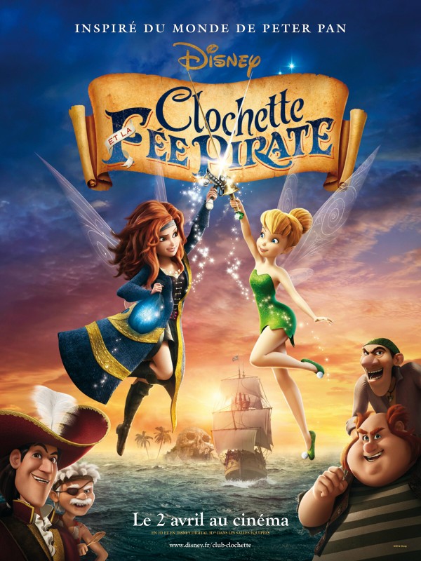 Jaquette Clochette et la fée pirate