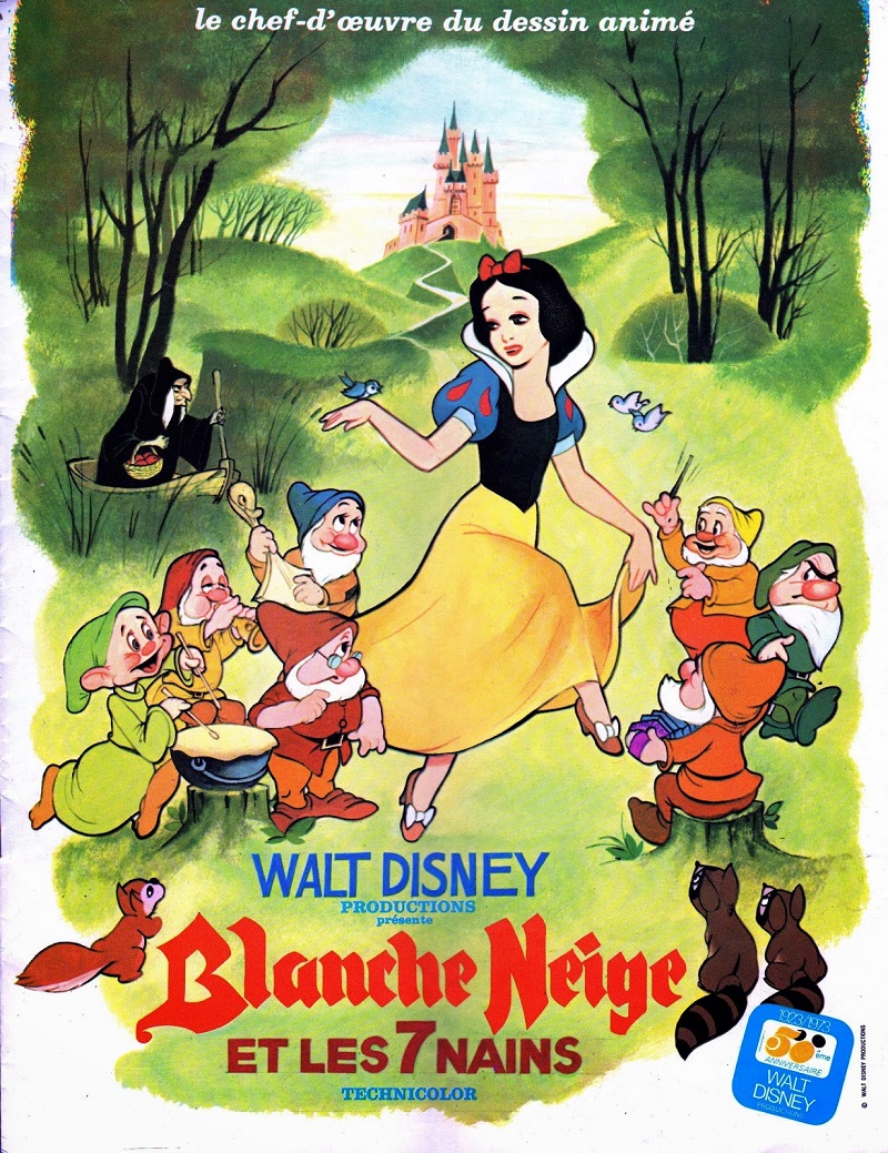 Jaquette Blanche-Neige et les sept nains