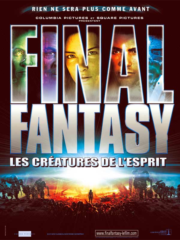Jaquette Final fantasy, les créatures de l'esprit