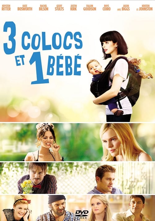 Jaquette 3 colocs et 1 bébé