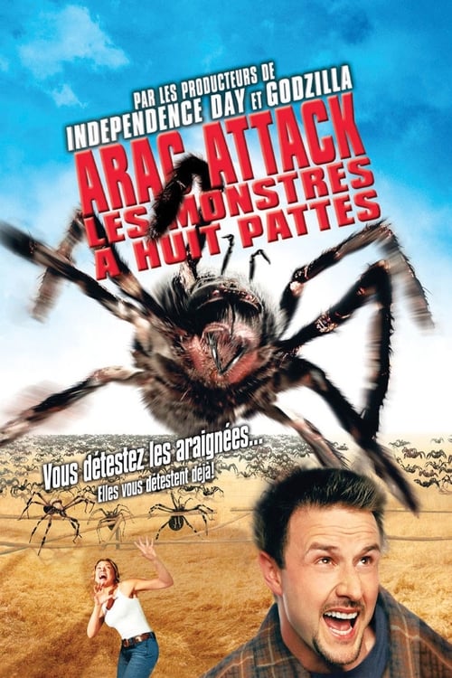 Jaquette Arac attack, les monstres à huit pattes