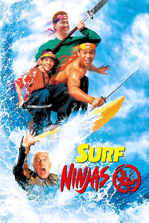 Jaquette Les Fous du surf ninjas