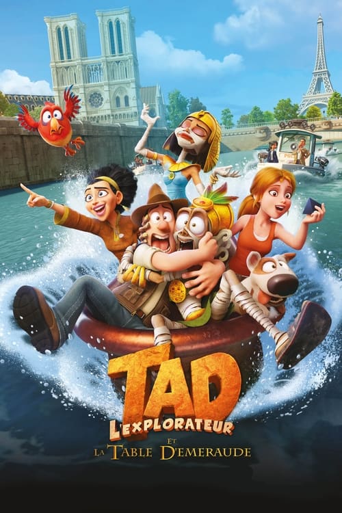 Jaquette Tad l'explorateur et la table d'émeraude