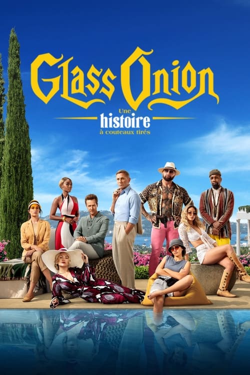 Jaquette Glass Onion - Une histoire à couteaux tirés