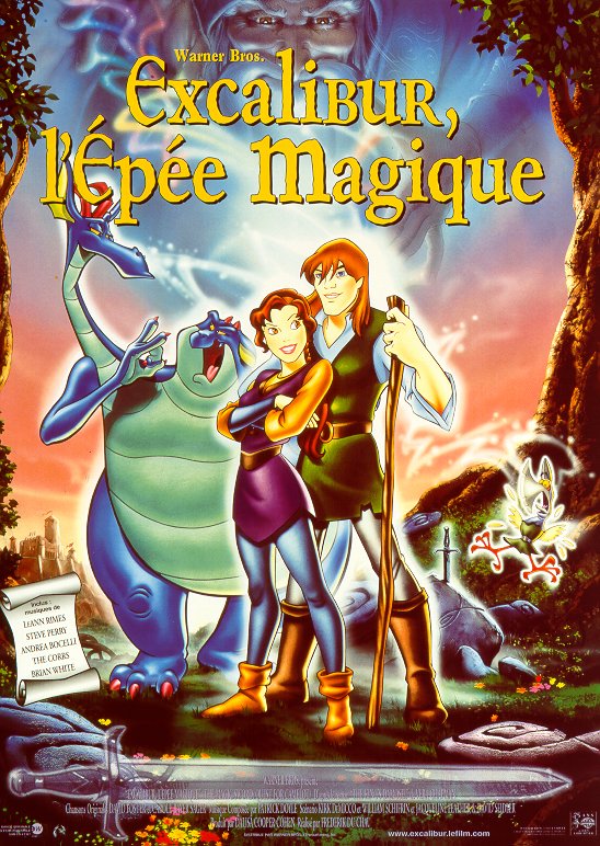 Jaquette Excalibur, l'épée magique