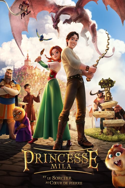 Jaquette Princesse Mila et le sorcier au coeur de pierre