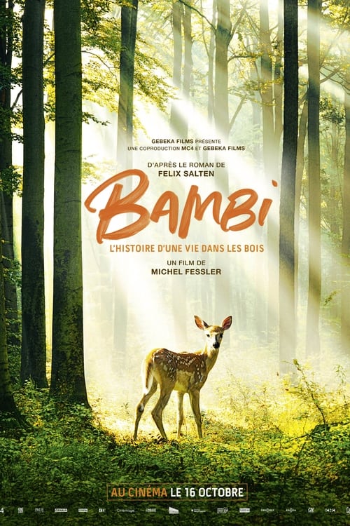 Jaquette Bambi, l'histoire d'une vie dans les bois