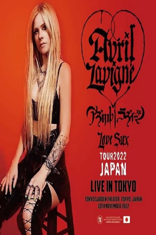 Jaquette Avril Lavigne: Love Sux Tour - Japan