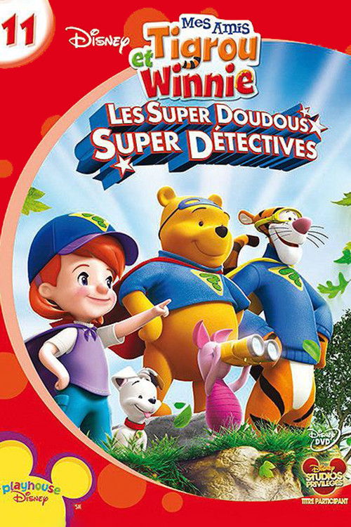 Jaquette Mes amis Tigrou et Winnie, Les Super Doudous Super Détectives