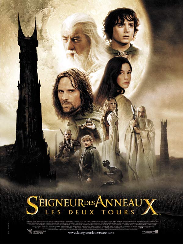 Jaquette Le Seigneur des anneaux : les deux tours