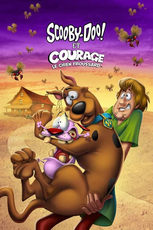 Jaquette Scooby-Doo et Courage, le chien froussard