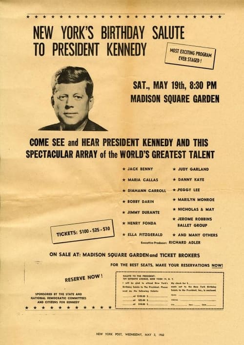 Jaquette President Kennedy's Birthday Salute