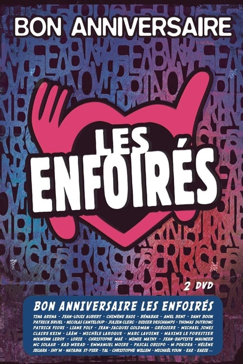 Jaquette Les Enfoirés 2014 - Bon anniversaire Les Enfoirés