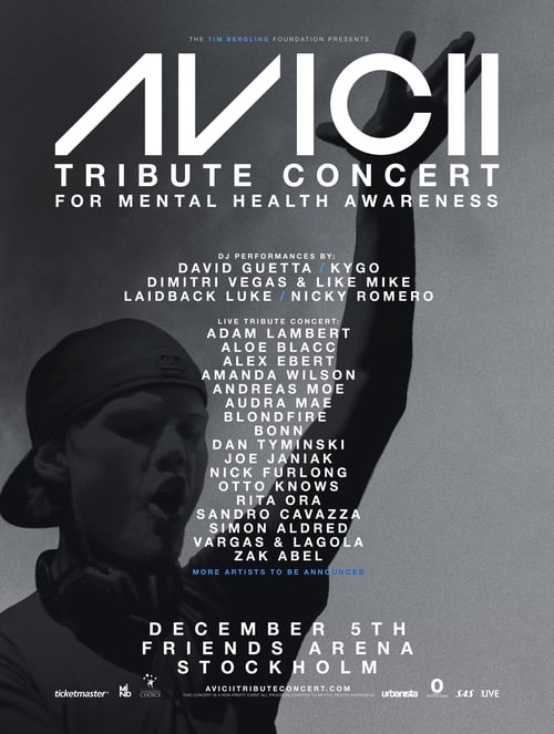 Jaquette Avicii Tribute Concert - In Loving Memory of Tim Bergling