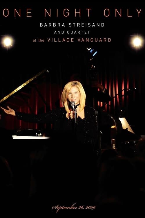 Jaquette Barbra Streisand And Quartet at the Village Vanguard - One Night Only