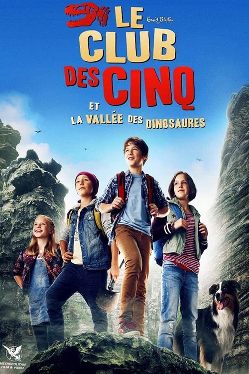 Jaquette Le Club des Cinq et la vallée des dinosaures