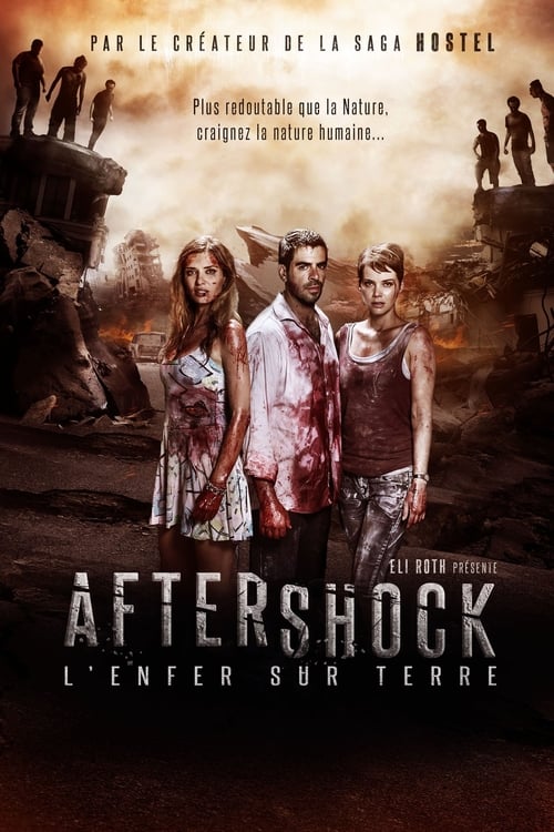 Jaquette Aftershock : L'enfer sur terre