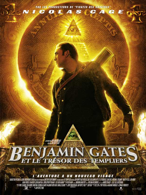 Jaquette Benjamin Gates et le Trésor des Templiers