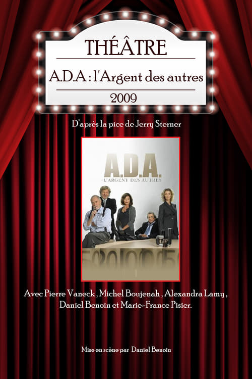 Jaquette A.D.A. : L'argent des autres