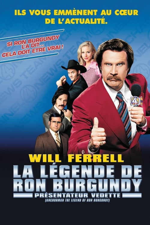 Jaquette Présentateur vedette : La Légende de Ron Burgundy