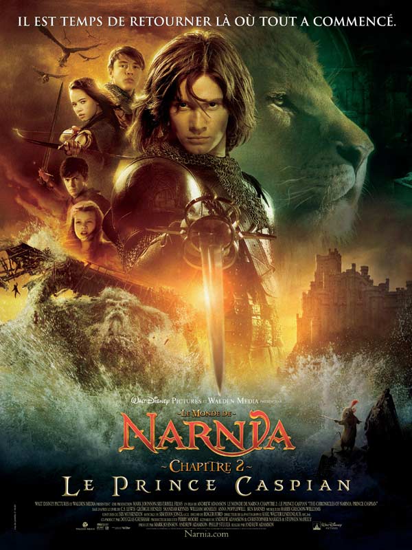 Jaquette Le Monde de Narnia 2 - Le Prince Caspian