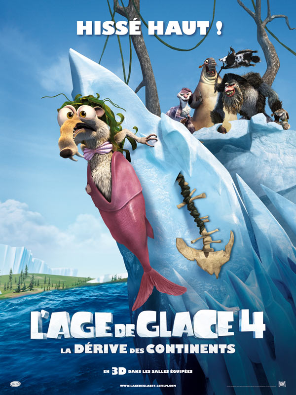Jaquette L'Âge de glace : La dérive des continents