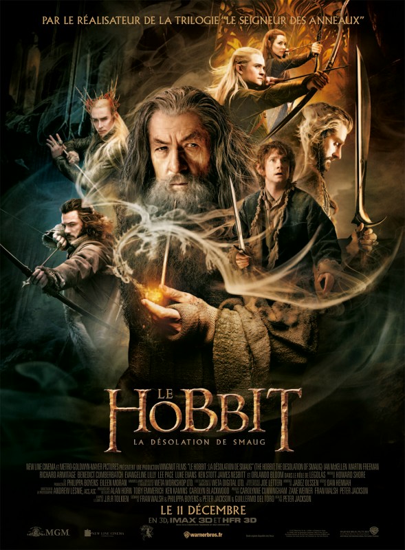 Jaquette Le Hobbit : la Désolation de Smaug
