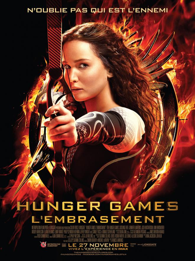 Jaquette Hunger Games - L'embrasement