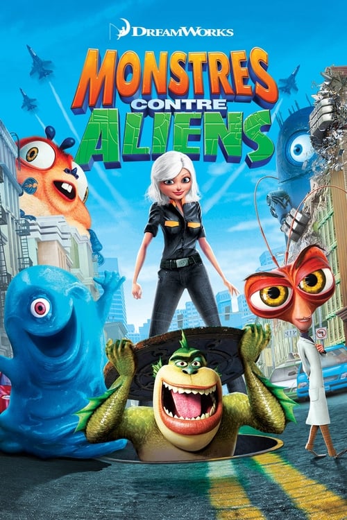Jaquette Monstres contre Aliens
