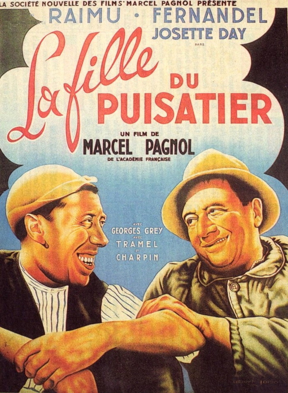 Jaquette La Fille du puisatier
