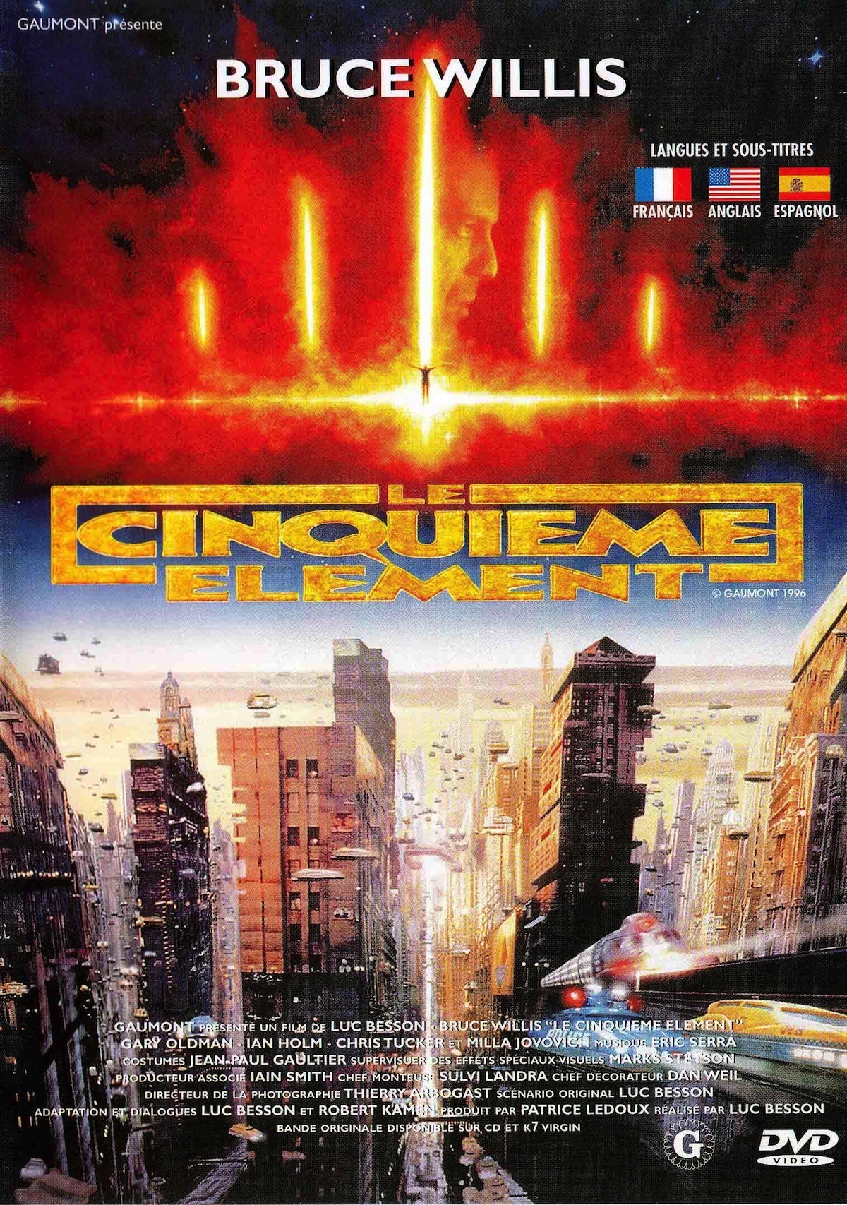 Jaquette Le Cinquième élément