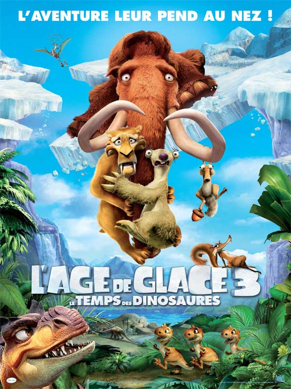 Jaquette L'Âge de glace 3 - Le Temps des dinosaures