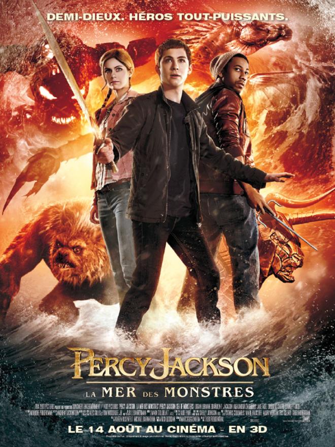 Jaquette Percy Jackson : La mer des monstres