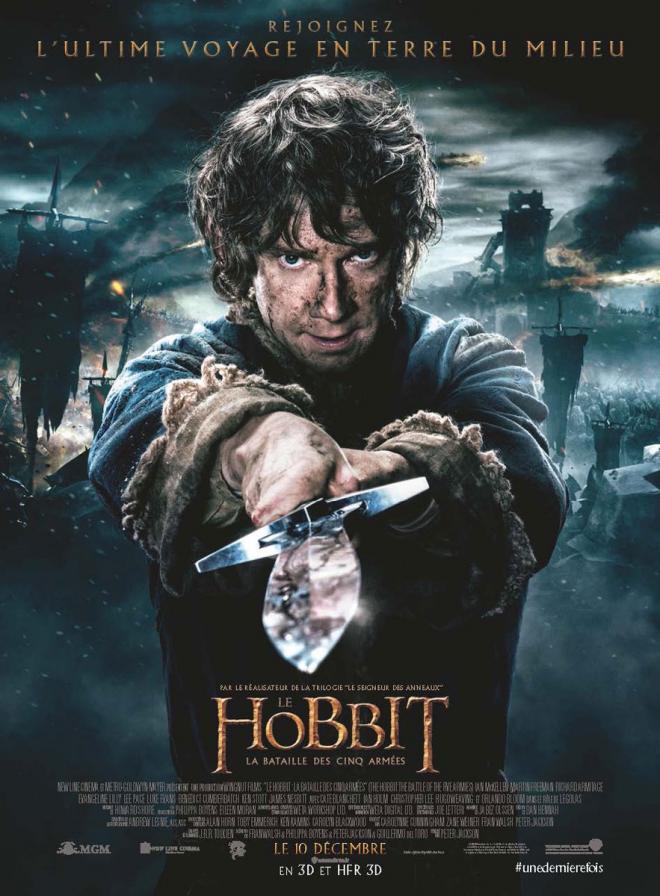 Jaquette Le Hobbit : la Bataille des Cinq Armées