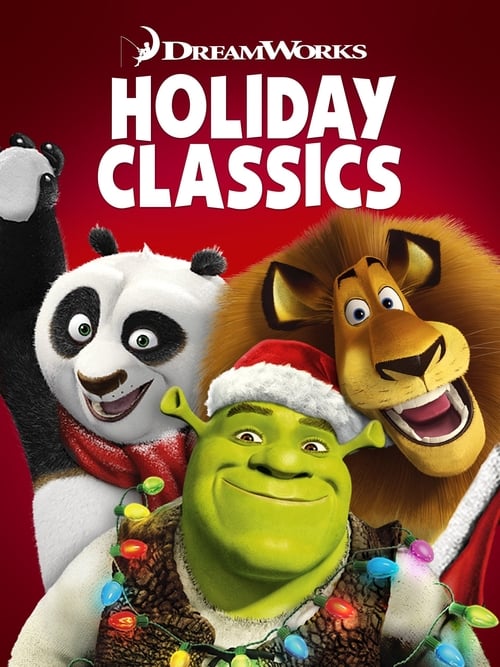 Jaquette DreamWorks Holiday Classics (Merry Madagascar / Shrek the Halls / Gift of the Night Fury / Kung Fu Panda Holiday)