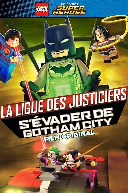 Jaquette Lego DC  Comics Super Héros - la ligue des justiciers - S’évader de Gotham City